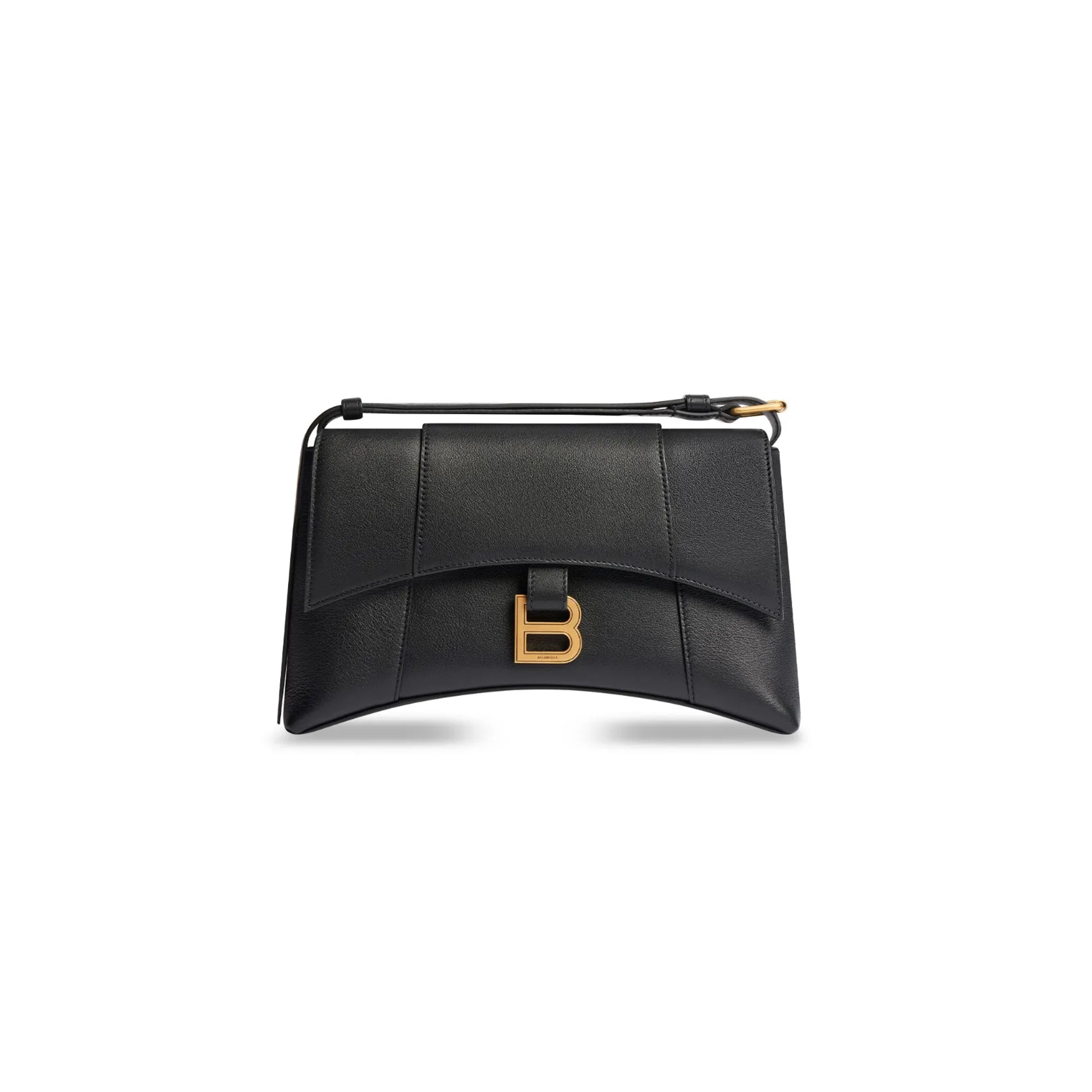 Ba*len*cia*ga small down town shoulder bag in black 6164461szay1000 (25.4*16*8.4cm)